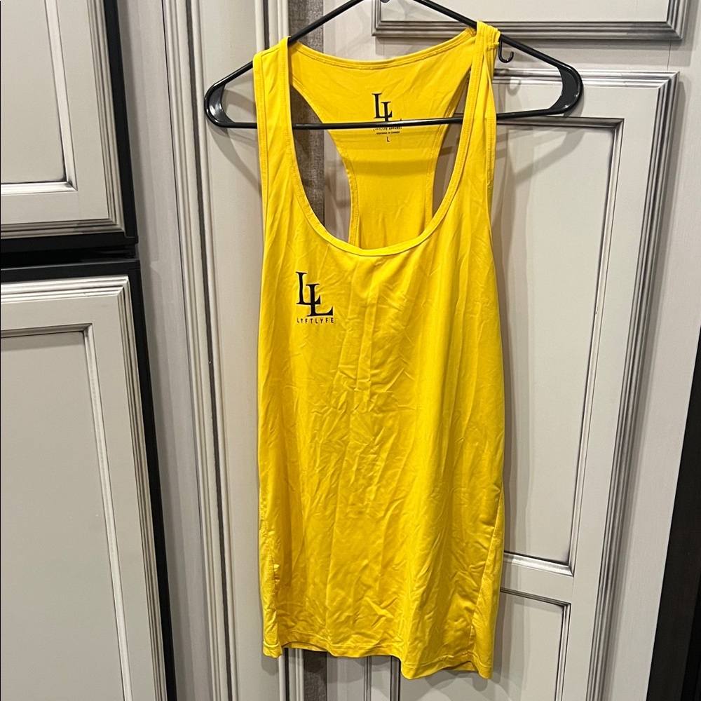 Yellow Mens Tank Top